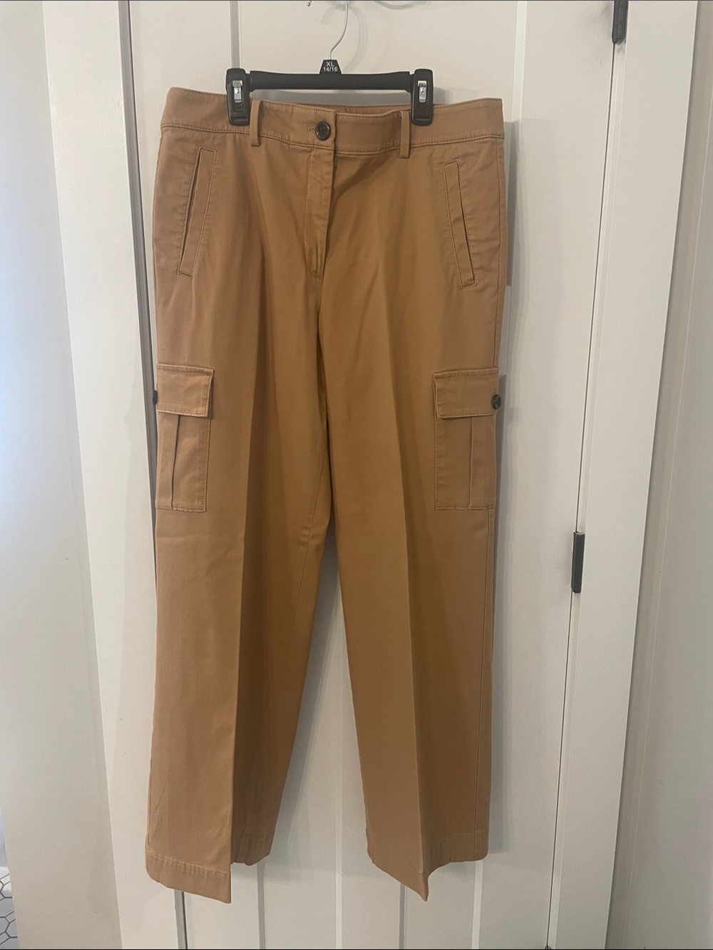 Ann Taylor Cargo Pants in Tan